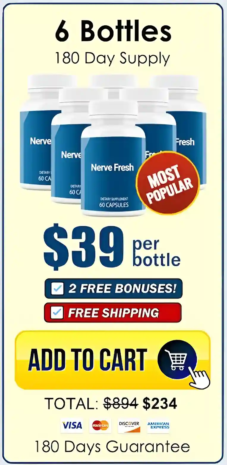 Nerve Fresh 6 bottle pricing